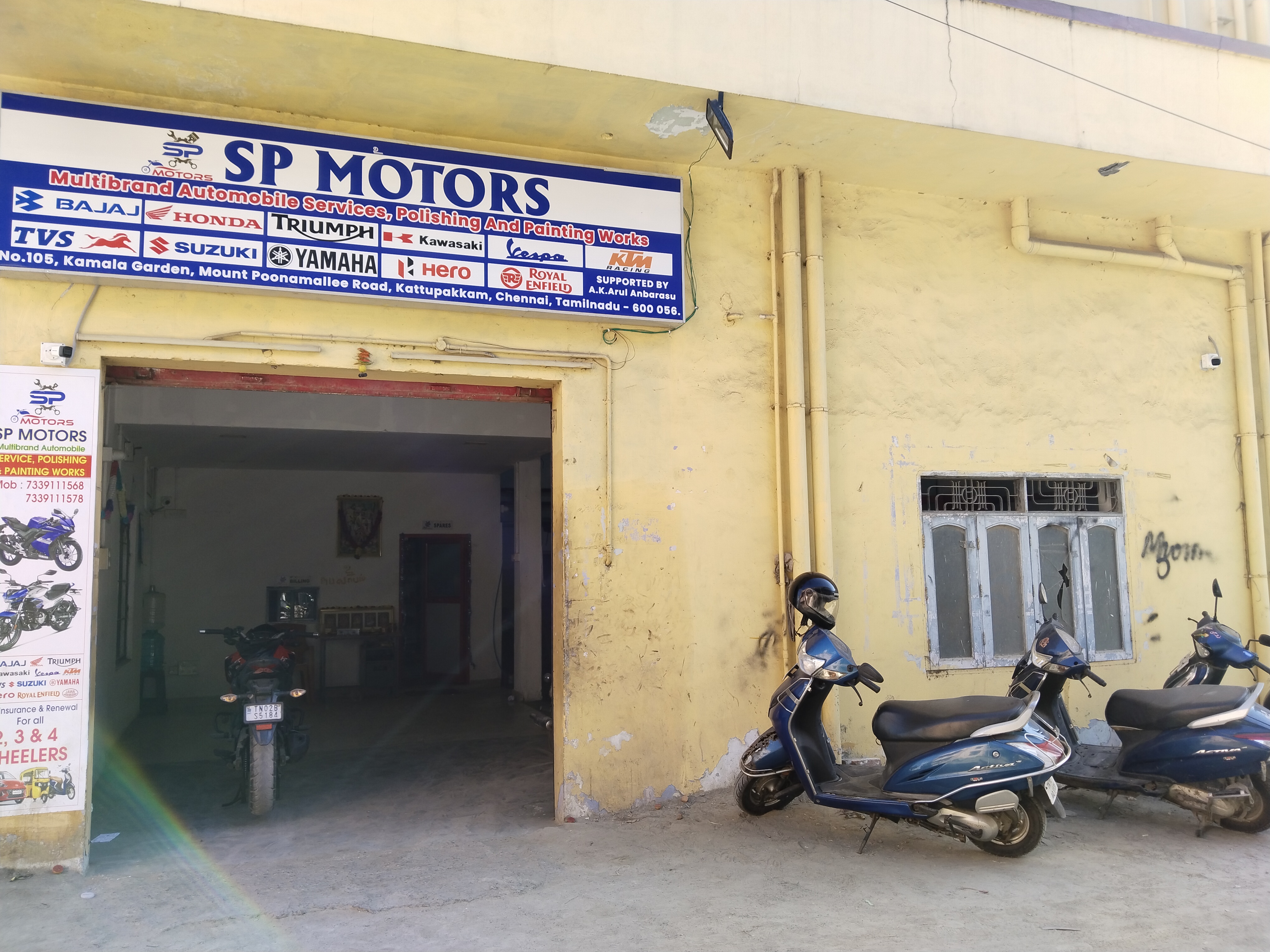 Two wheeler service in Chennai